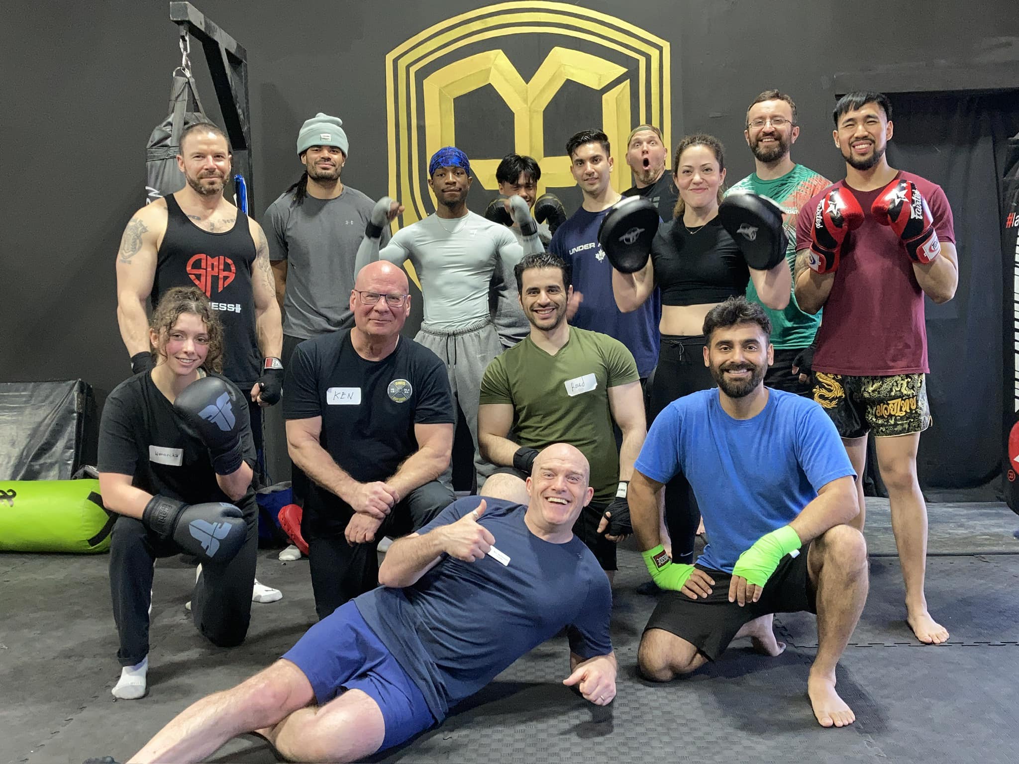 A group of SPH clients after a training session